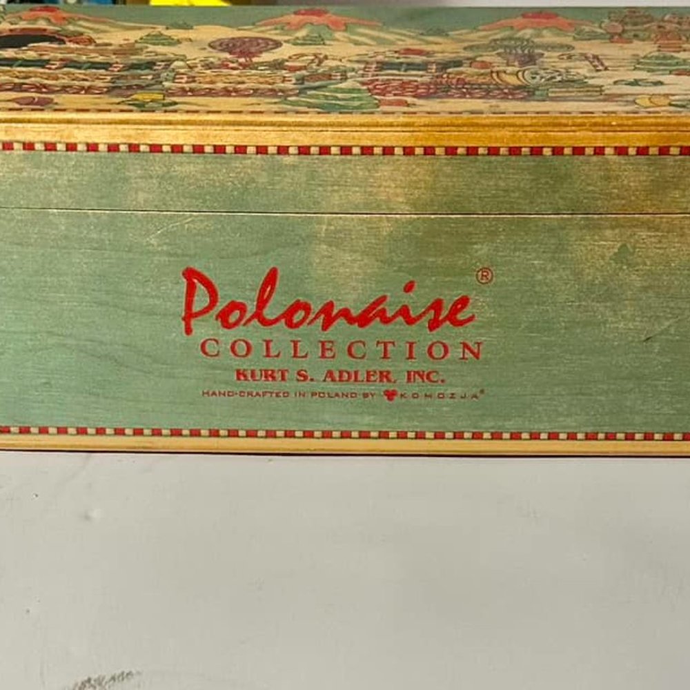 Mint Condition Polonaise RARE Kurt S Adler Glass Christmas Candy Land Train - Picture 10 of 16
